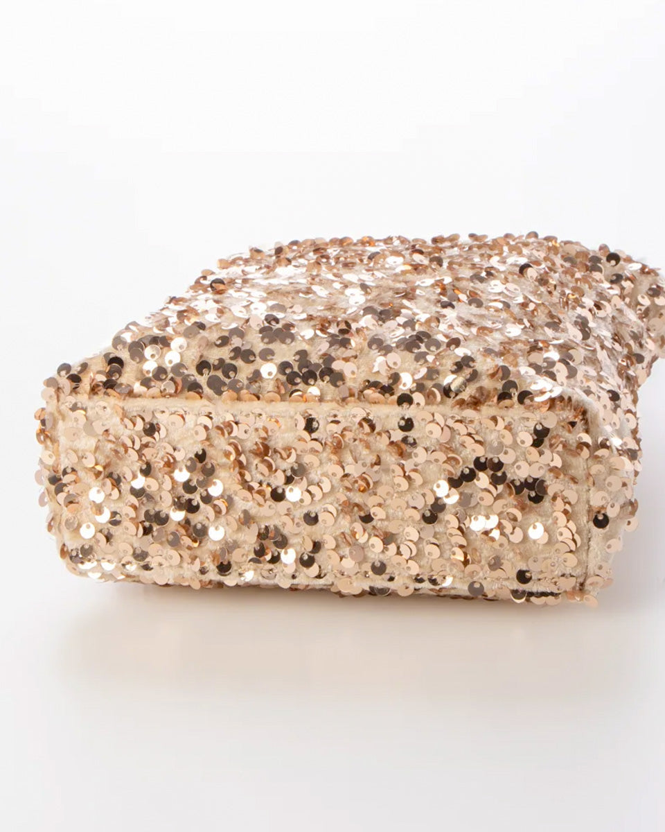 スパンコールリングハンドル2wayショルダーバッグ - &Robu.