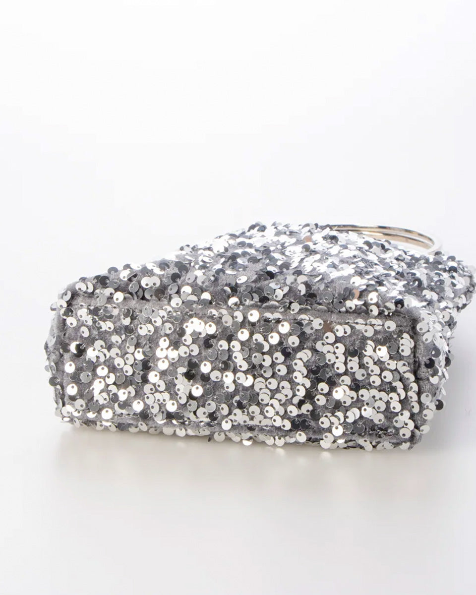 スパンコールリングハンドル2wayショルダーバッグ - &Robu.