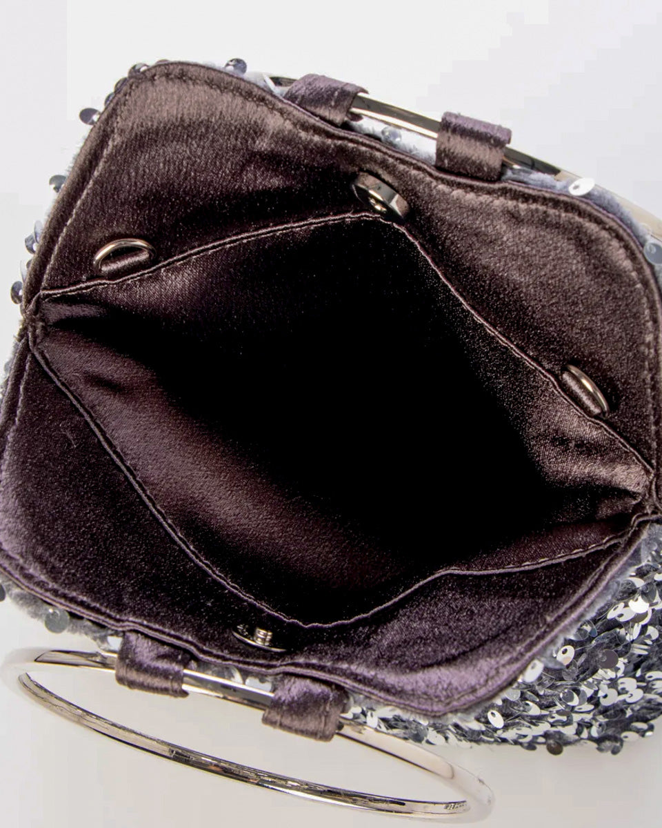 スパンコールリングハンドル2wayショルダーバッグ - &Robu.