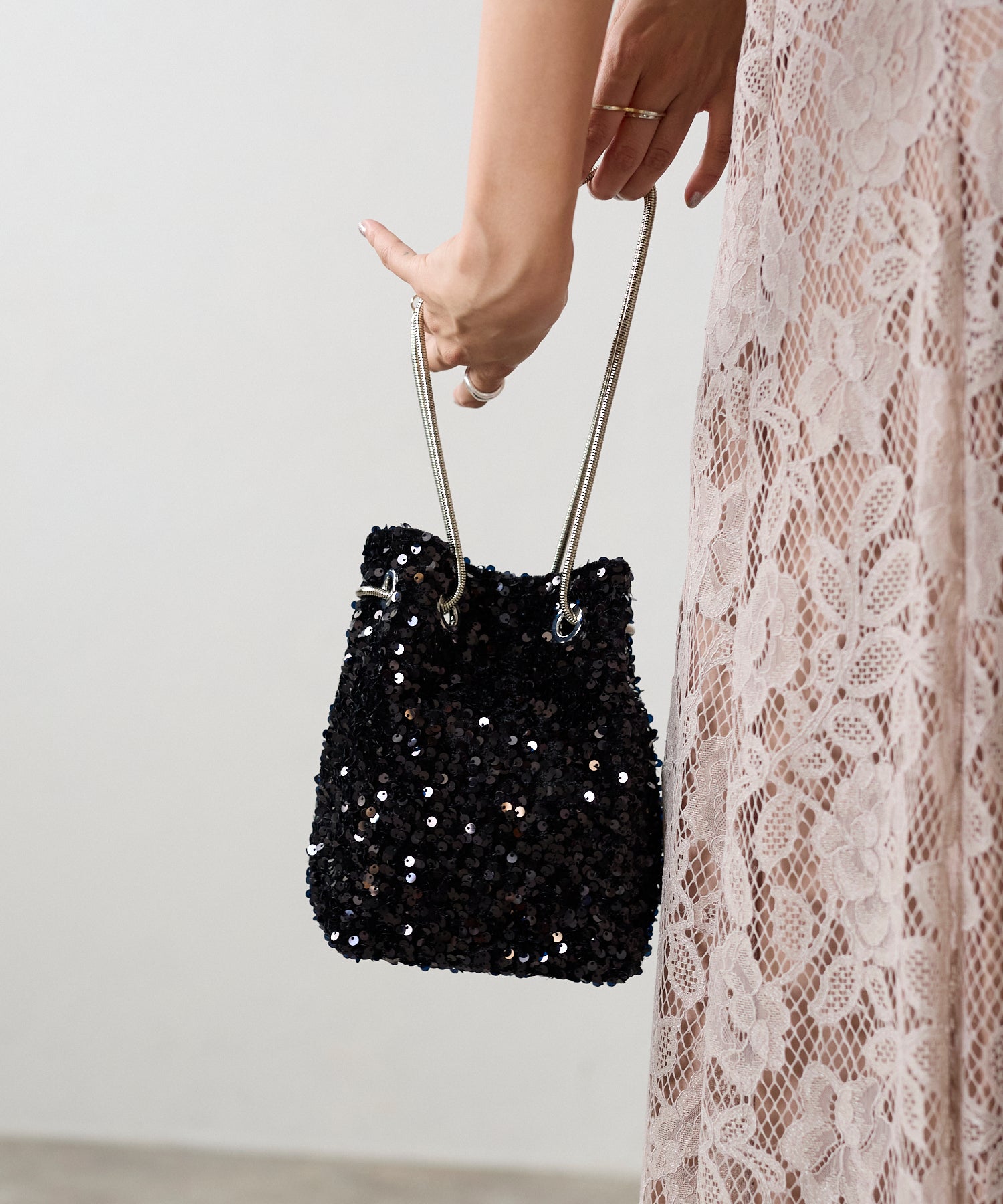 スパンコール 2way バッグ