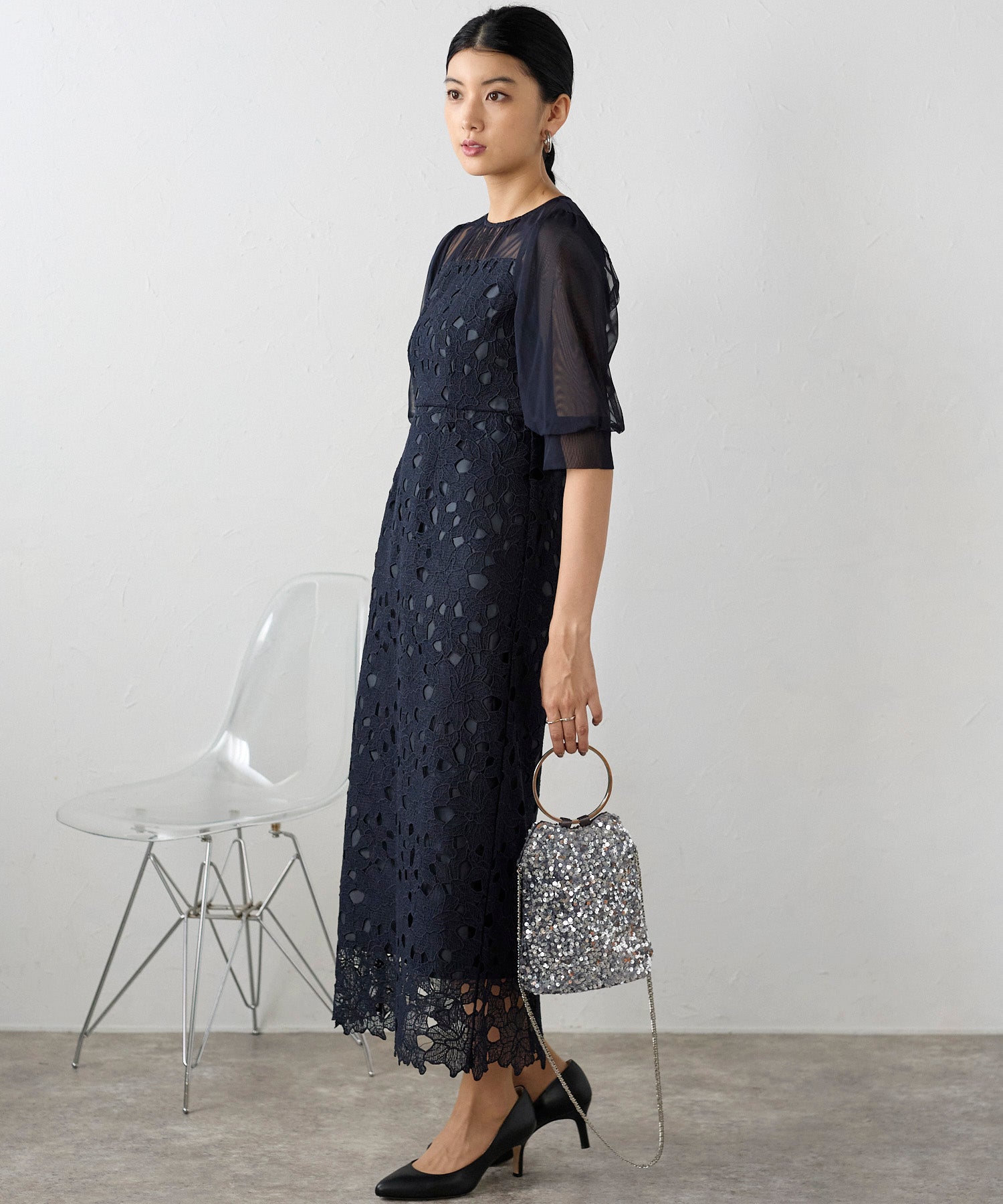 スパンコール 2way リング バッグ – Lien lab.