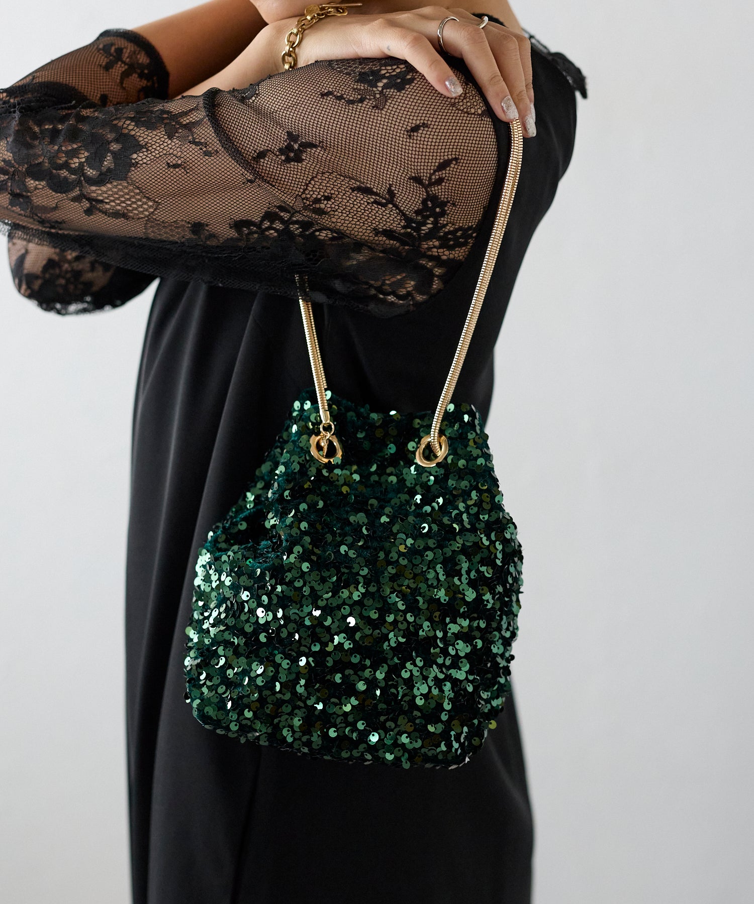 スパンコール 2way バッグ