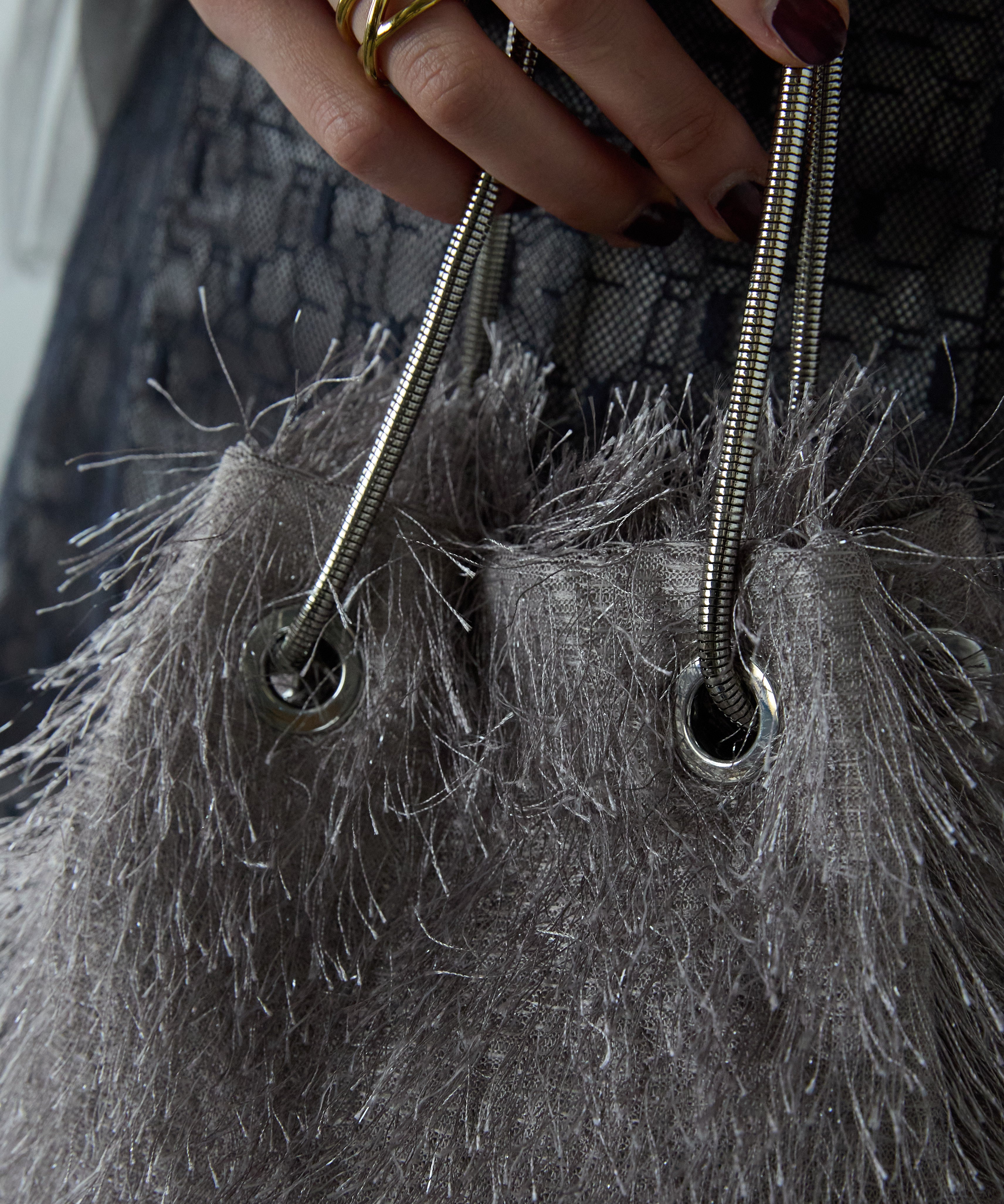 D-CLAW Bubbles250 ファンキーバック Shop 2way Shaggy Fur Bag Online – Lien lab.