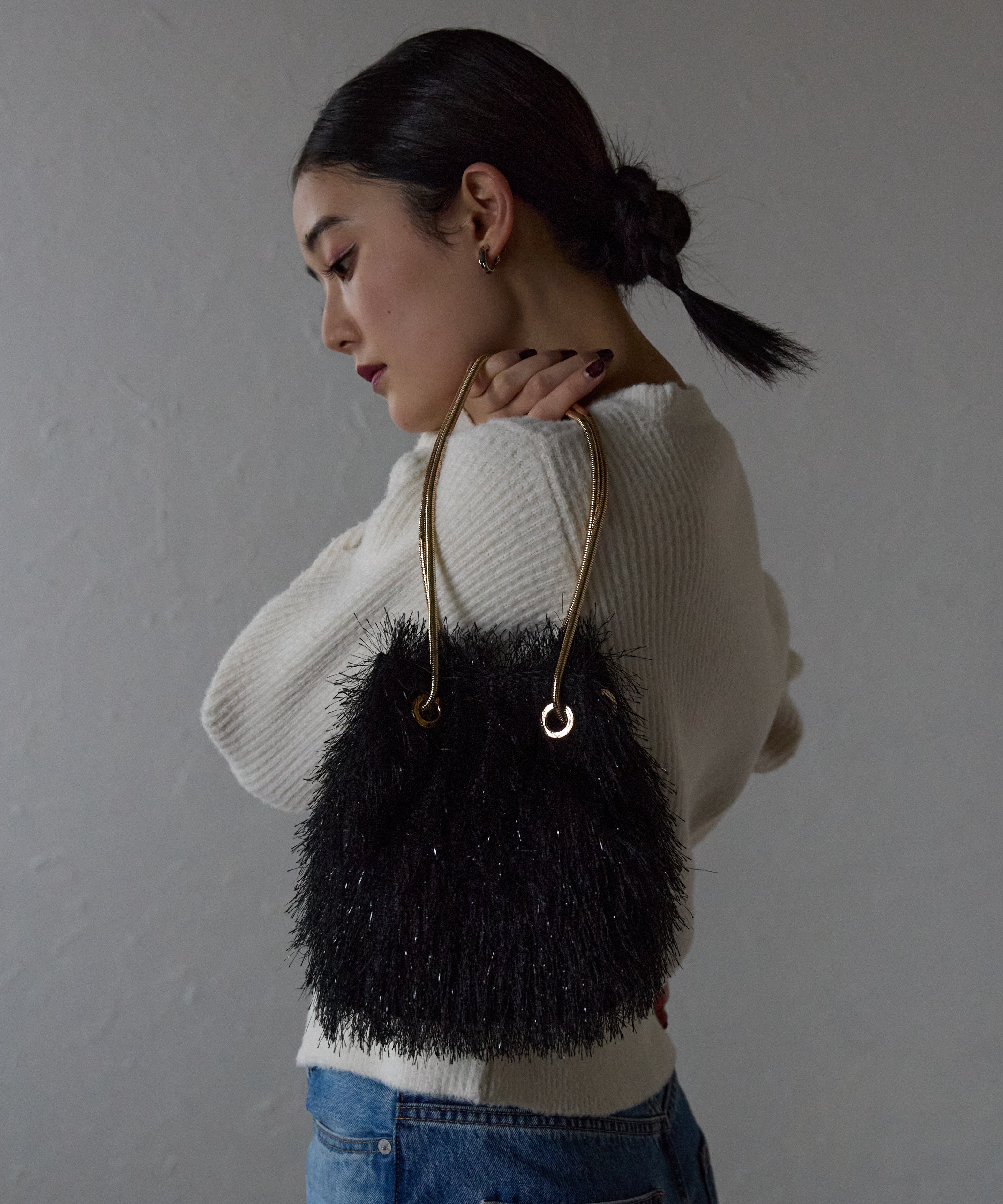 シャギーファー 2way バッグ